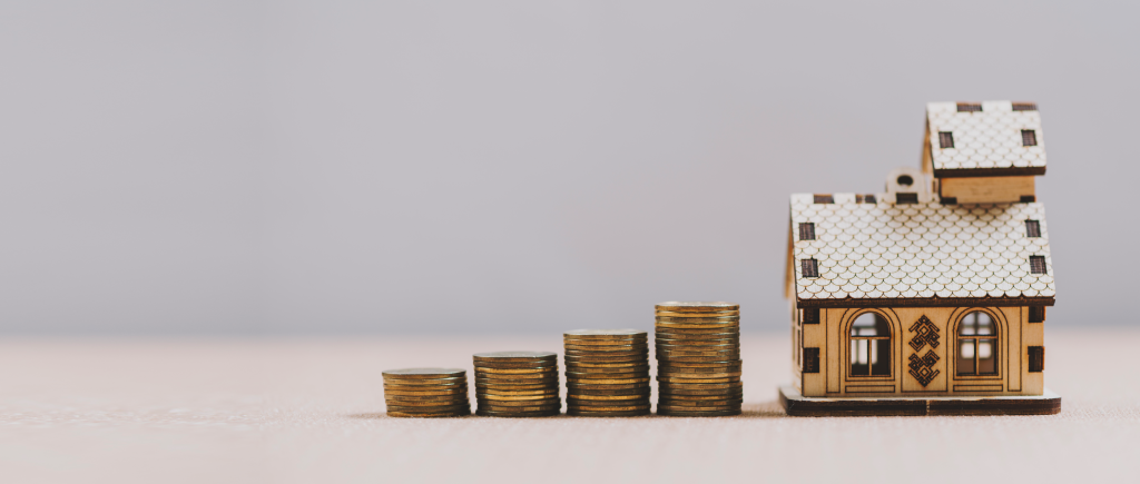 Illustrasi investasi properti.